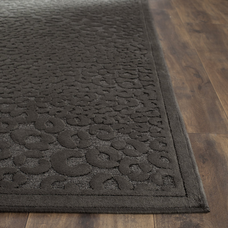 Kimber Animal Print Chenille Area Rug, Rectangle 79 x 122 cm