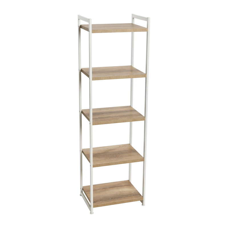 Gateshead Bookcase, Tan/White