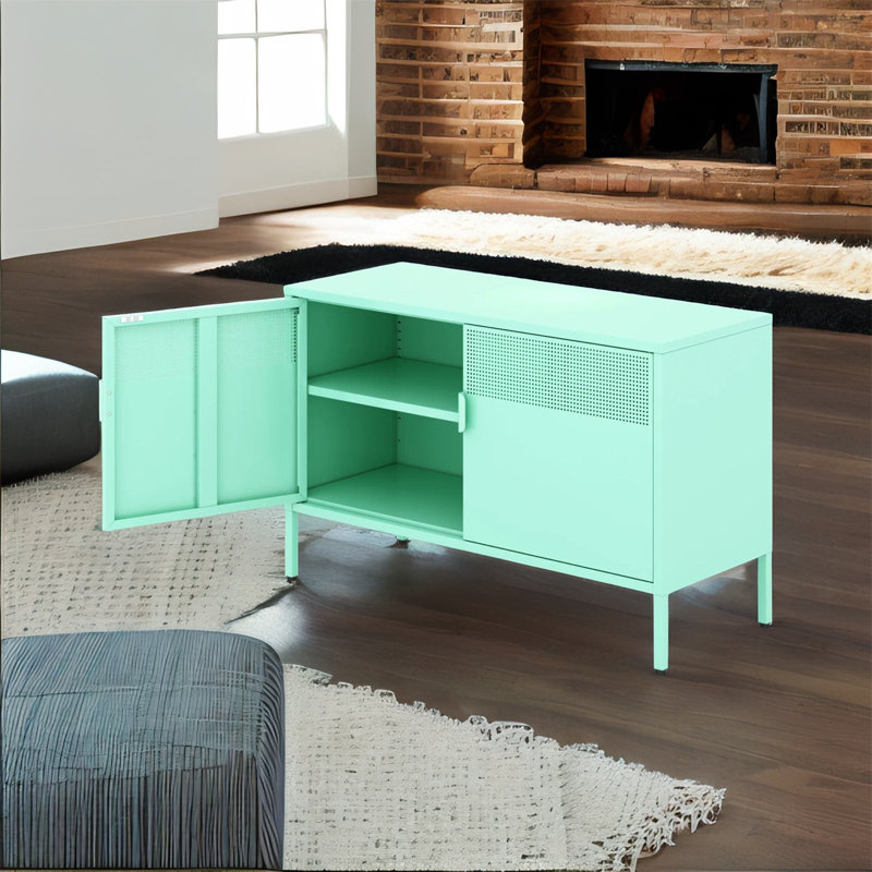 Armoire de rangement pour chaussures 4 paires, Menthe