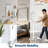 White 28" Pneumatic Mobile Workstation
