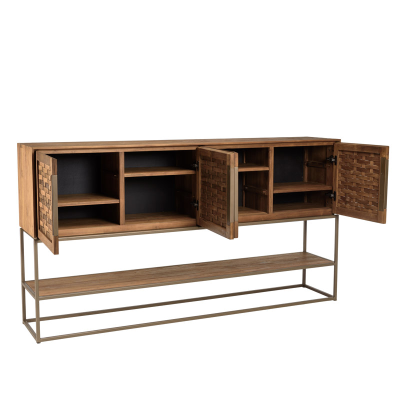 Alanni 205.5cm Solid Wood Sideboard