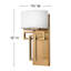 Applique murale 1 lumière Lanza-182312578-182312828