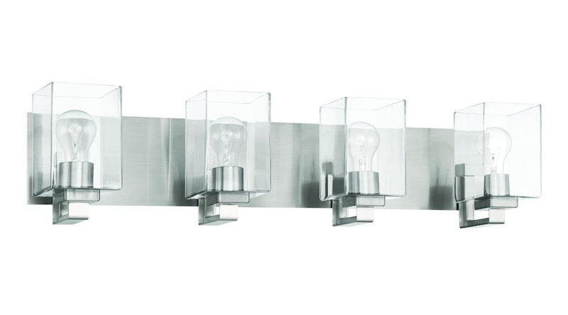 McClane 4 - Light Vanity Light, Brushed Nickel