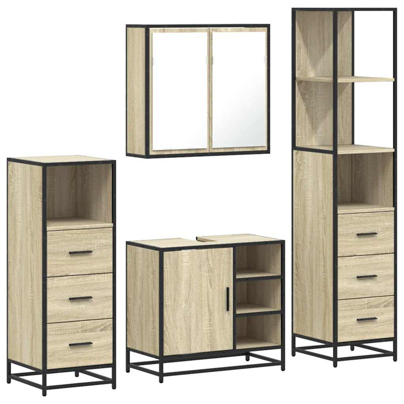 Shenee Bathroom Furniture Suite, Sonoma Oak