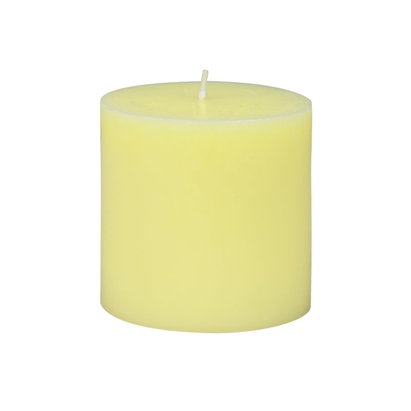 Unscented Pillar Candle, 3" H x 3" Diameter, Set of 12