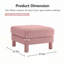 Repose-pieds capitonné Boucle-1219480765