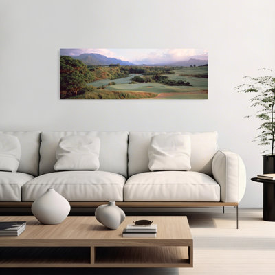 «Princeville Golf Course Kauai Island Hi Abstract Tropical Landscape», art mural