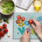 Ambesonne Funny Cutting Board Large Size Happy Message Multicolor