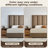 Juanetta 71.5" Tall Headboard Upholstered Platform Bed With 2 Wood Large Storage Drawers-894506816-875417680