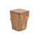 Heavy Cube Teak Side Table