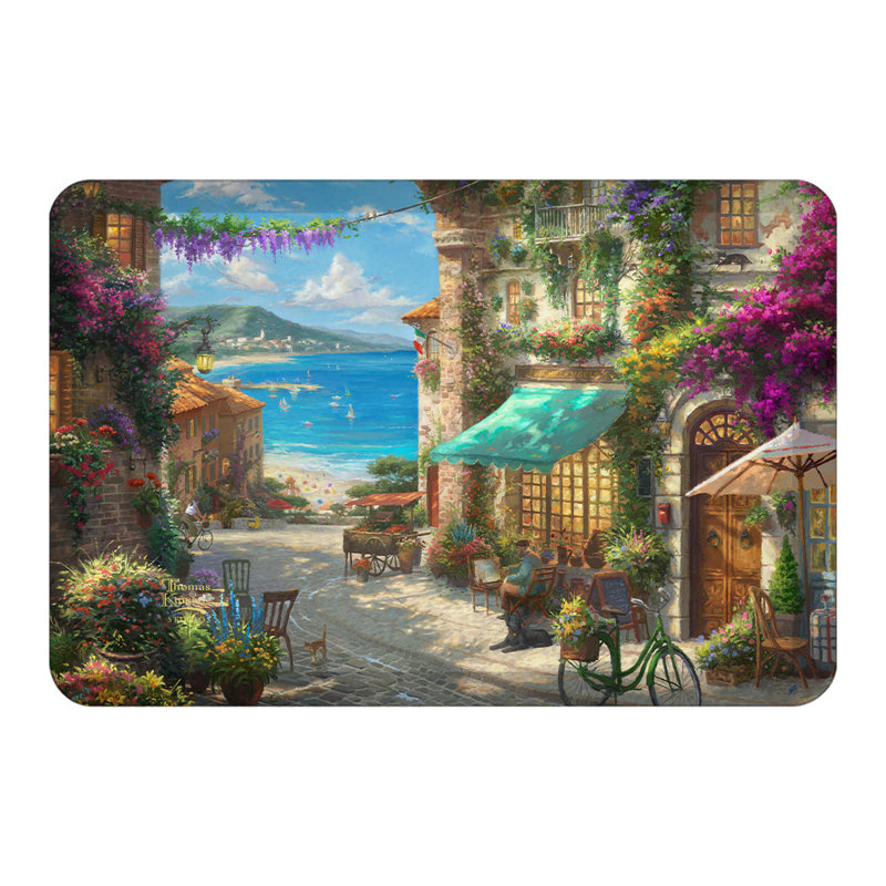 Tapis de cuisine anti-fatigue Thomas Kinkade Italian Café par Laural Home
