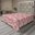 Rose vif, moutarde foncé / floral