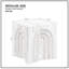 Petite table d'appoint carrée 15,74 po