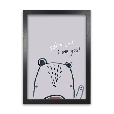 Peek A Boo Bear - Print