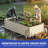 Large Galvanized Raised Garden Bed Kit With Gloves-854802062-852024648