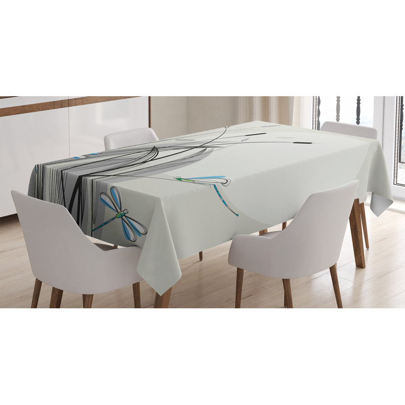 Dragonfly Tablecloth, 90" L x 60" W