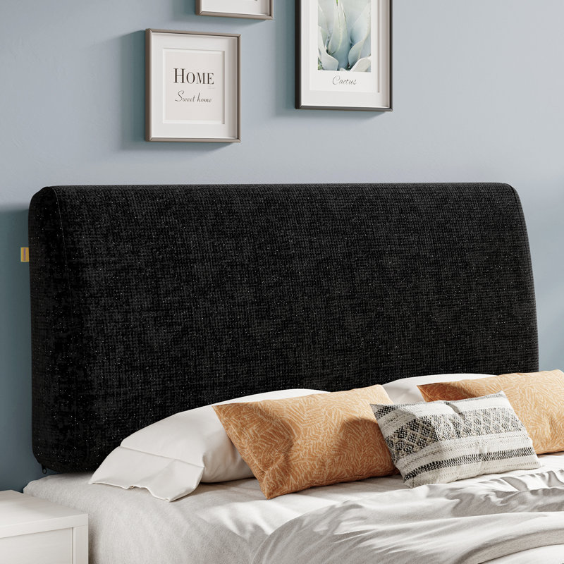 Tête de lit tapissier et ergonomique Tête de lit en tissu de 6,3 po de largeur convenant aux matelas de 8 à 14 po , Grand