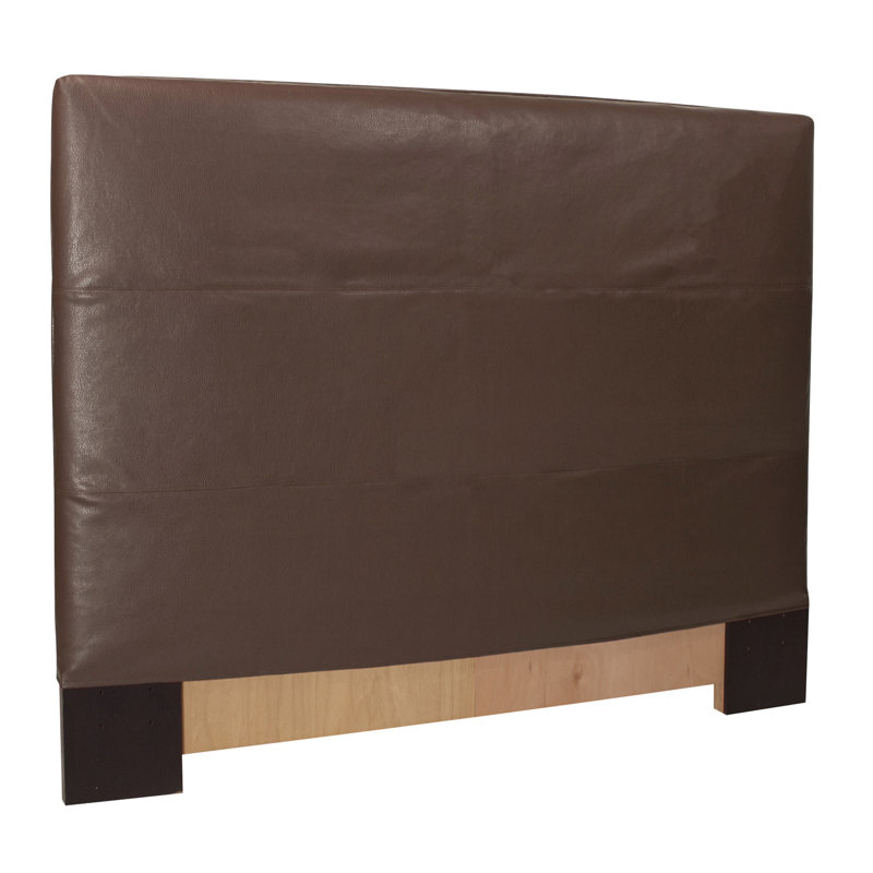 Lorena Upholstered Headboard, Twin, Pecan