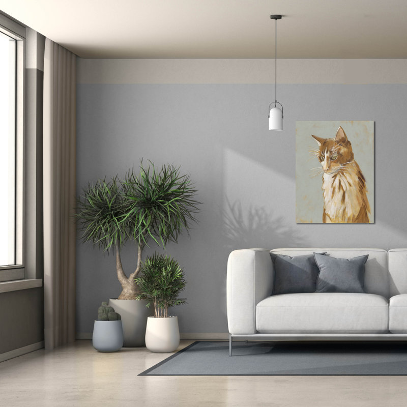 "Epic Graffiti" Lap Cat 2 "par Chariklia Zarris, art mural sur toile, 26 po x 34 po, H 34 po x l 26 po