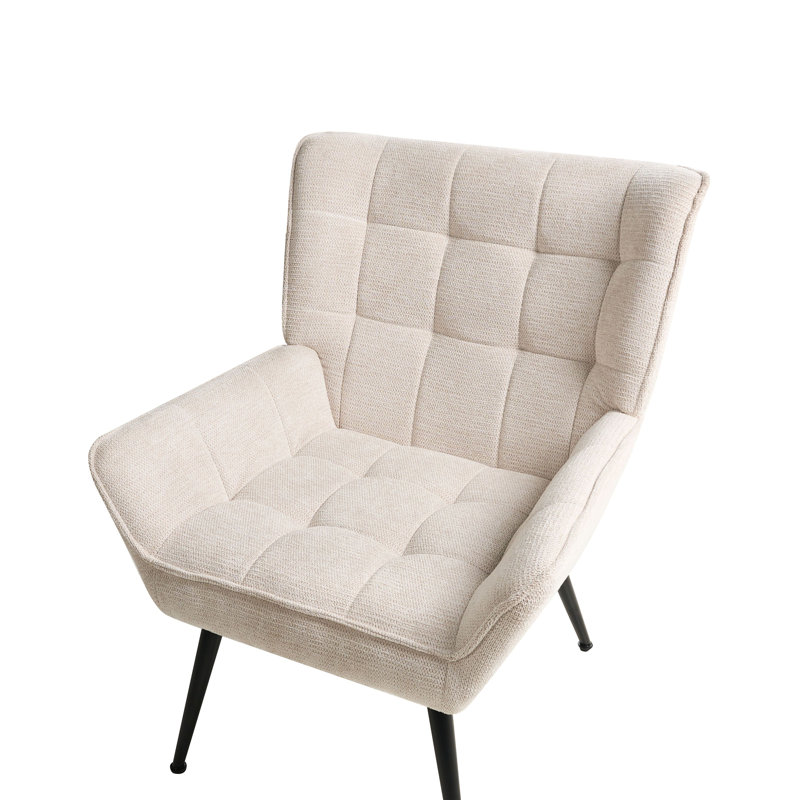 BELLINGMO Upholstered Fabric Armchair, Beige