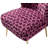Mccowan Felicia Velvet Barrel Chair with Tufted Back-53728832
