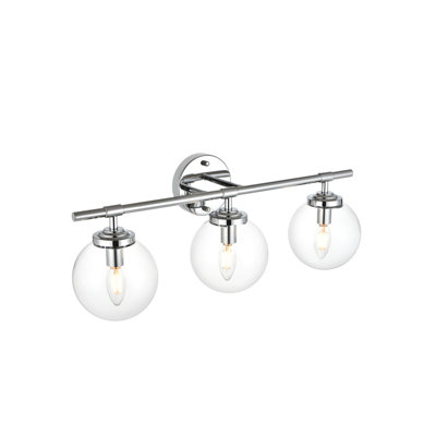 Éclairage pour meuble-lavabo à 3 lumières à intensité variable Kaeliana