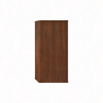 Armoire de salle de bain flottante latérale, armoire de rangement murale pour petits espaces, pré-assemblée
