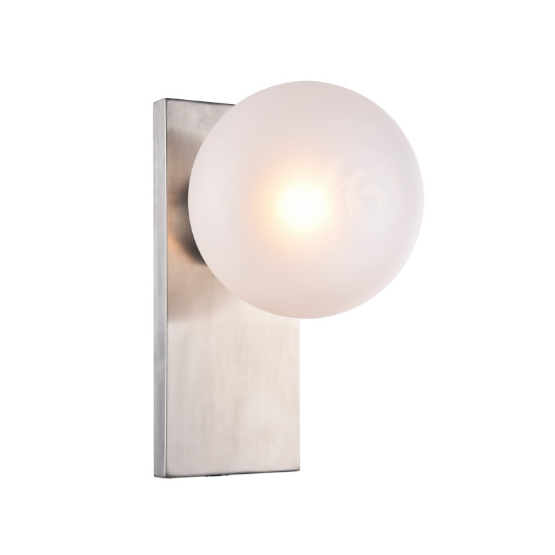 Plafonnier encastré 1 lumière Himalaya, Nickel