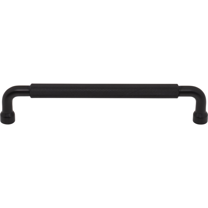 Garrison Bar Pull, Flat Black, 6 5/16" Center To Center