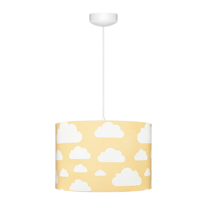 Adells 1 - Light Drum Pendant, Mustard