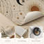 Tapis de cuisine lavables antidérapants Moon Phase