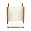 Chaise berçante d'extérieur en bois