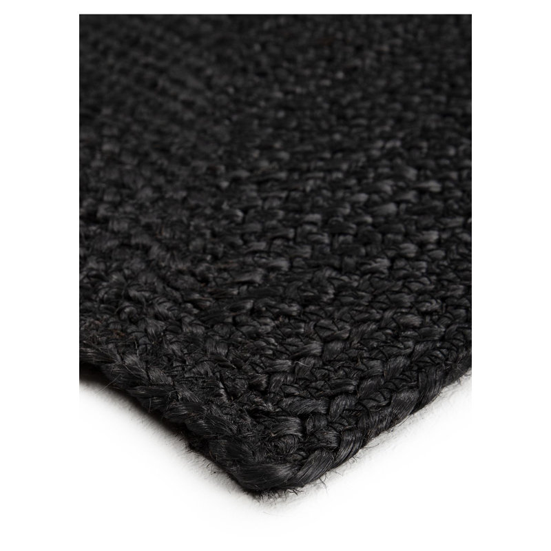 Nele Jute Rug, Rectangle 80 x 150 cm, Anthracite
