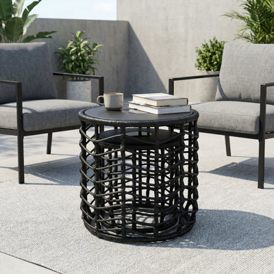 Lumweave 17.75" Solar Powered Outdoor Floor Lamp