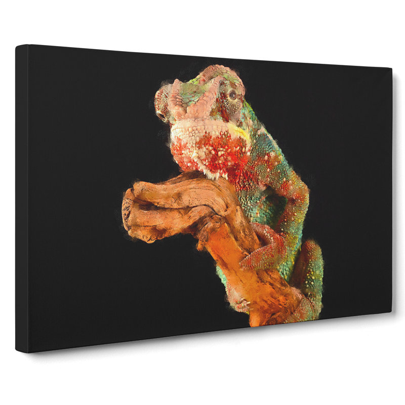 Chameleon - Wrapped Canvas, 40cm H x 60cm W x 3cm D
