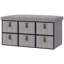 6 Pair Shoe Storage Bench-1125410601
