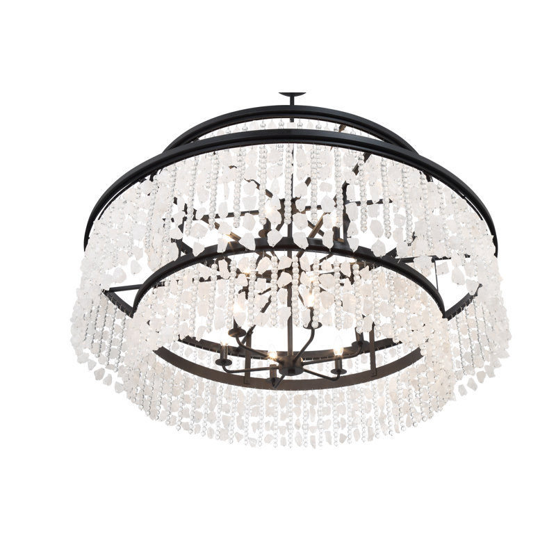 Minka Lavery Shimmering Elegance - 12 Light Chandelier In Sand Coal Finish
