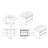 24.47'' Single Bathroom Vanity with Ceramic Top