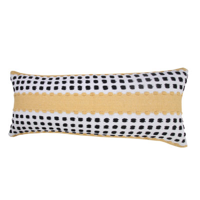 14" X 36" 100% Cotton Zippered Pillow