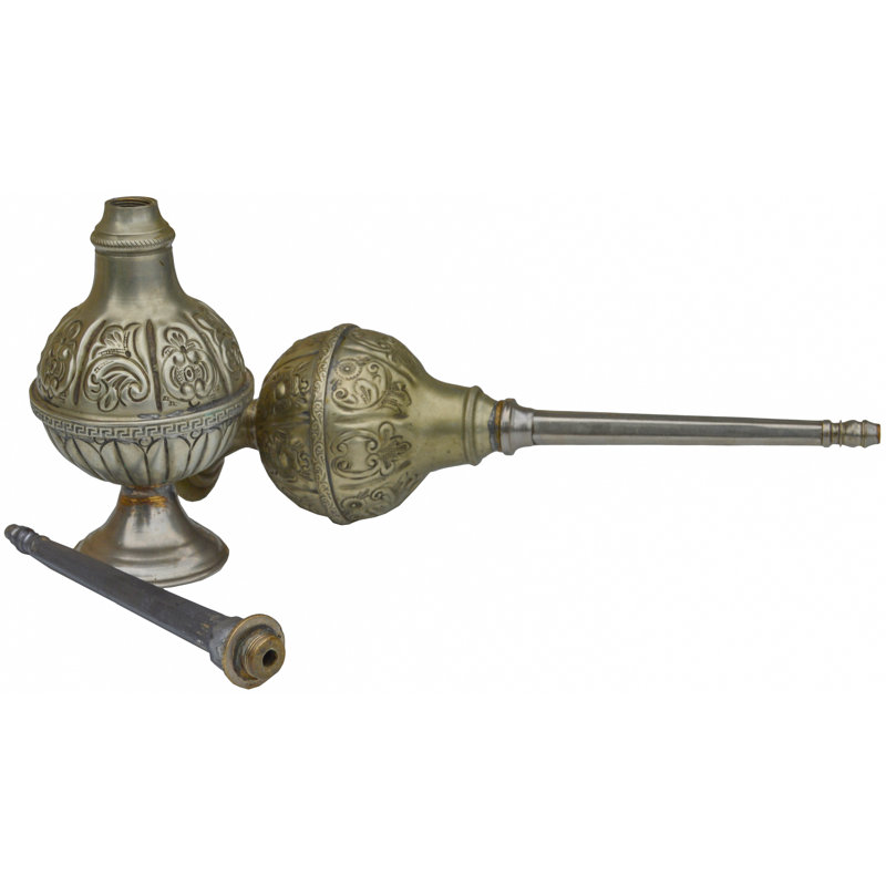 Moorish Silver Perfume Bottles, S/2