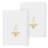 Linum Home Textiles 100% Turkish Cotton MONICA 2PC Embellished Washcloth Set-107155297