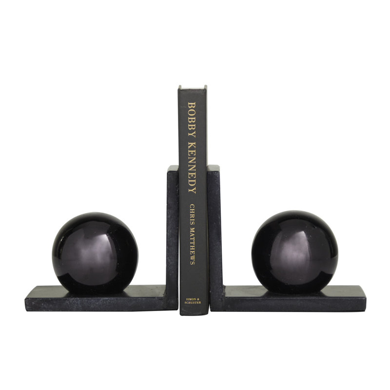 Serre-livres antidérapants, Noir