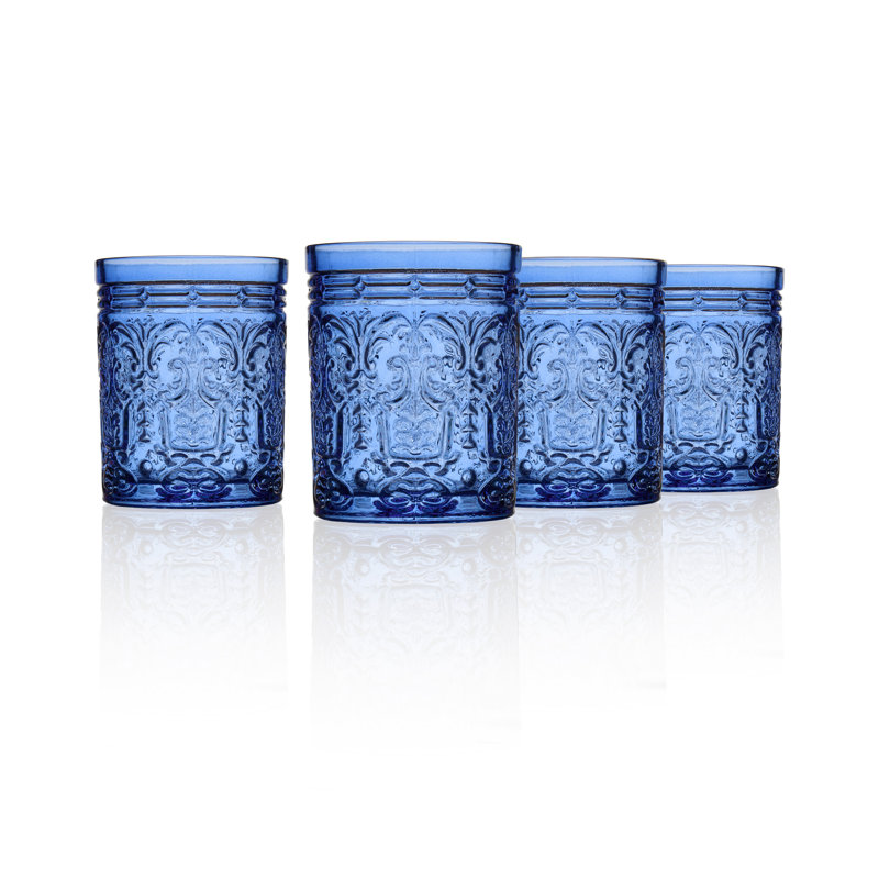 Jax Drinking Glass 11 oz, Blue