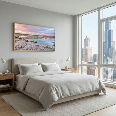 Desert Lake, reproduction d'art sur toile, ensemble de 1