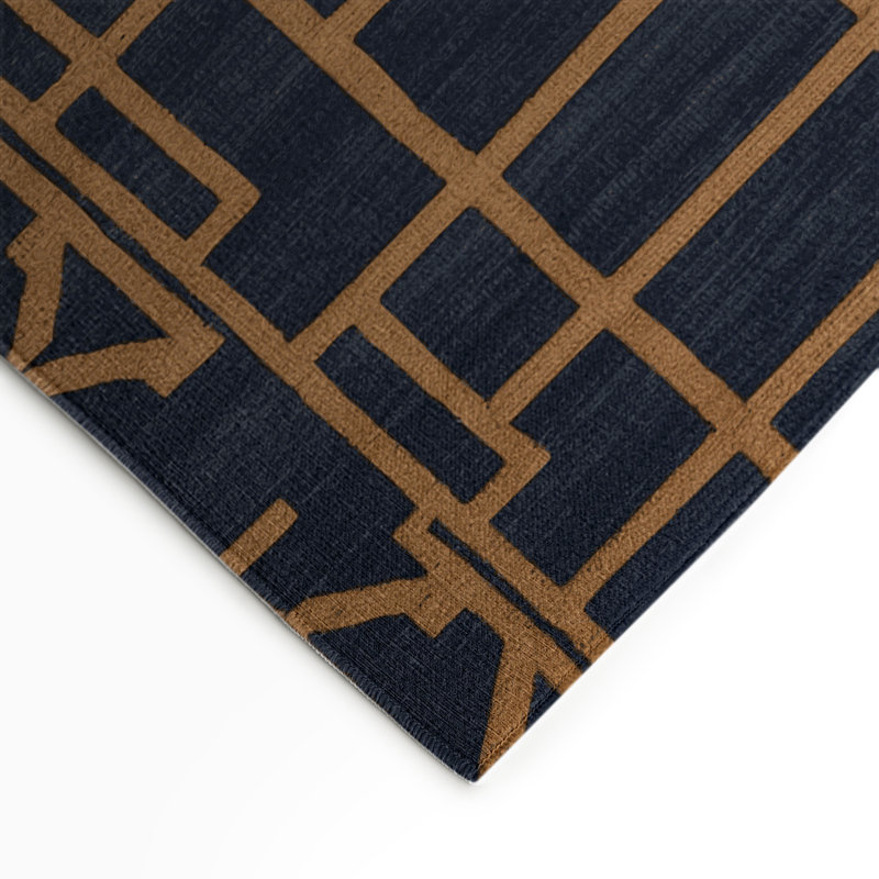 Tapis gris intérieur et extérieur Trellis, Rectangle 5' x 7'