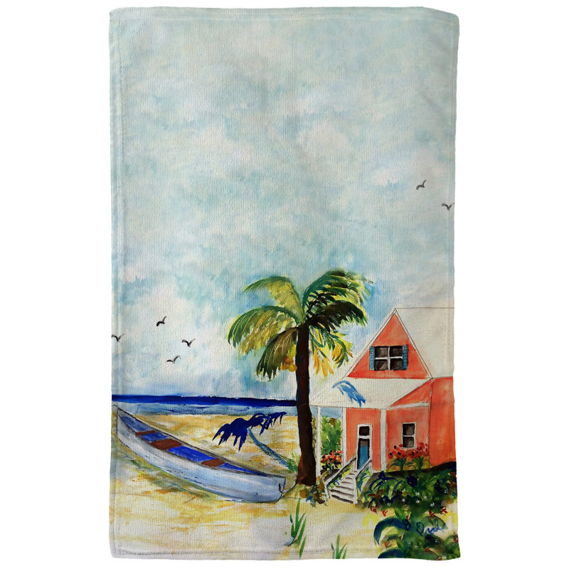 Canoe and House Kitchen Towel