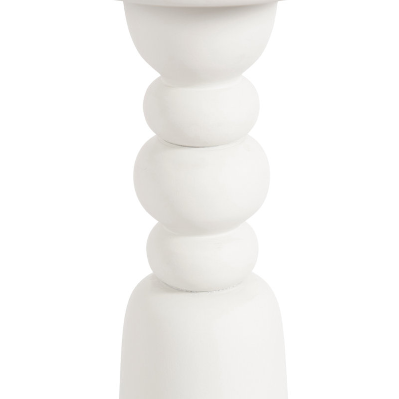 Table d'appoint Salu de 9,5 po de diamètre, Blanc