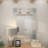 Mother of Pearl Shell Handmade Mosaic Room Wall Mirror with Blue Corners-86602848