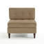 Fauteuil capitonné en velours côtelé-1283549084