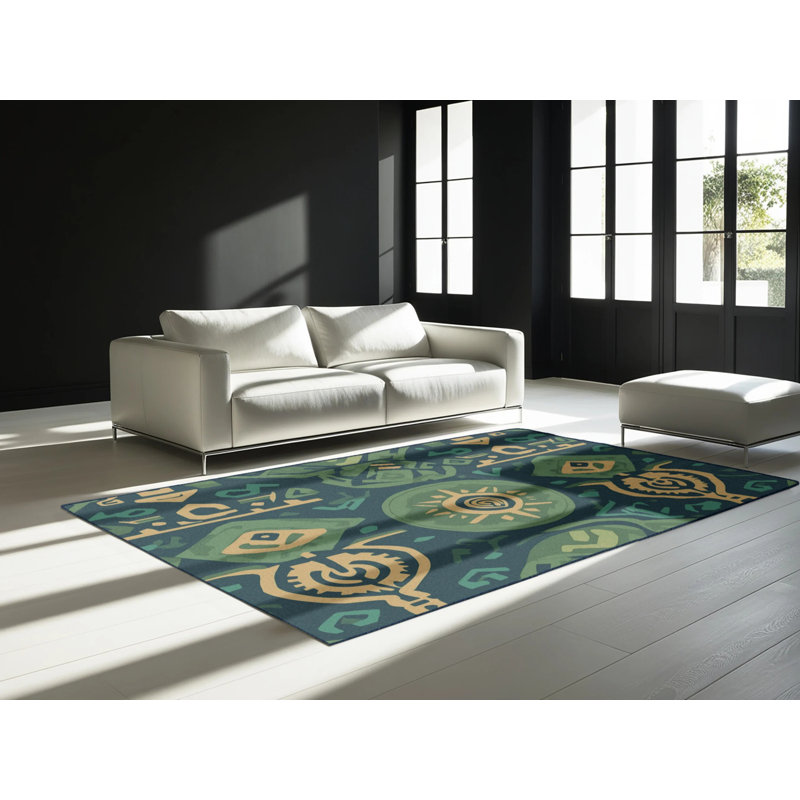 Ancient Navigator Rug, Rectangle 2' x 3'